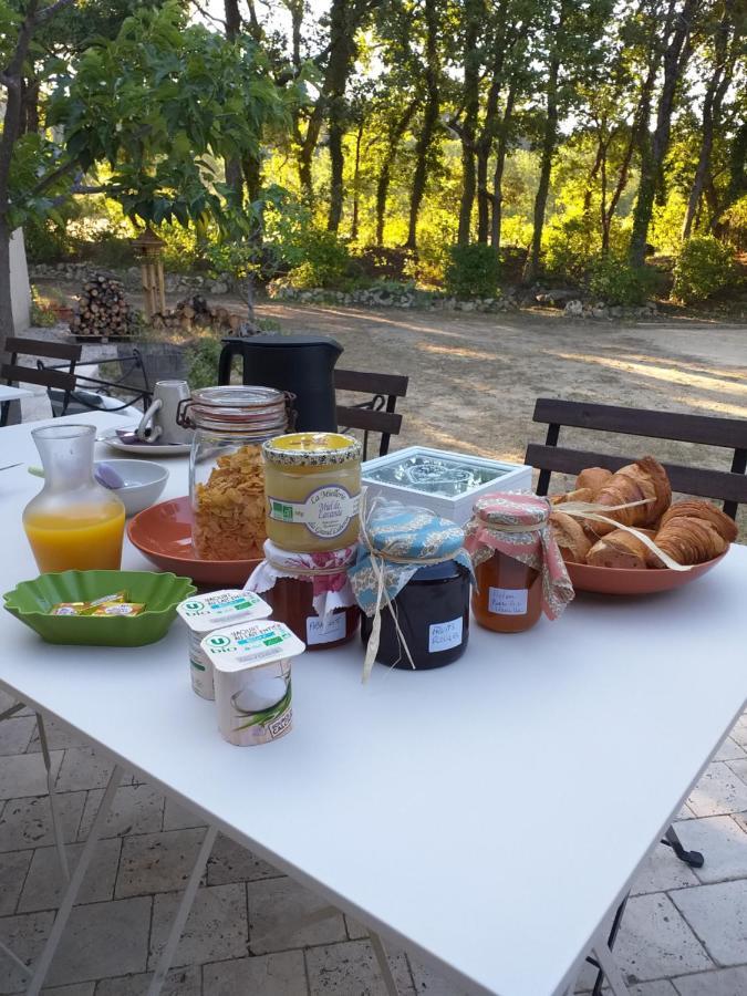 Bed and Breakfast Les Cheneslierres Lourmarin Esterno foto